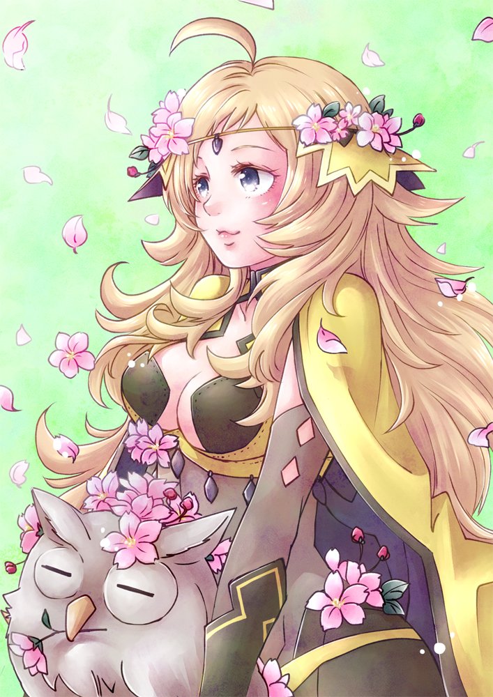 ophelia and feh (fire emblem and 2 more) drawn by ebi_puri_(ebi-ebi)