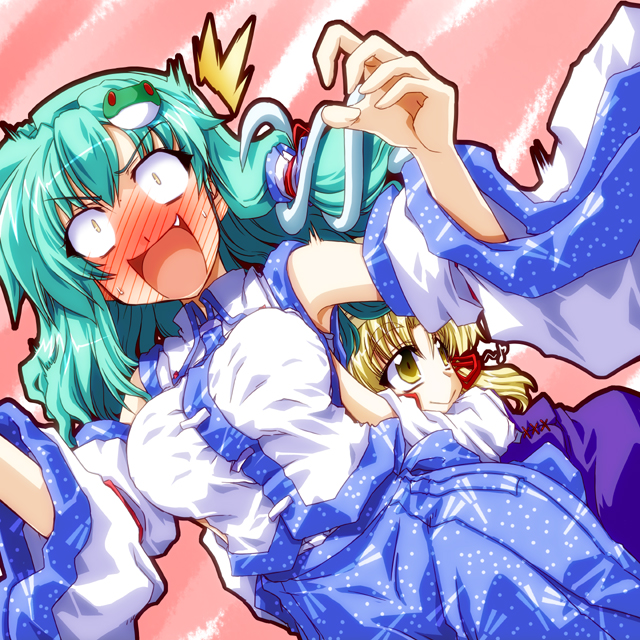 kochiya sanae and moriya suwako (touhou) drawn by takana_shinno