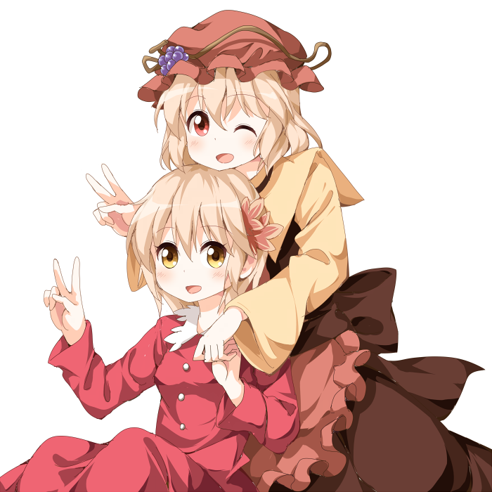aki minoriko and aki shizuha (touhou) drawn by ruu_(tksymkw)