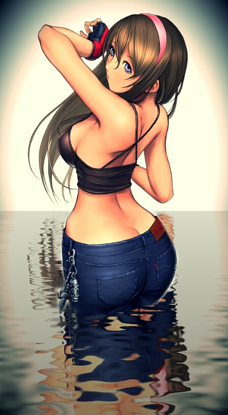 hitomi (dead or alive) drawn by ryu_(ryu's_form_site)