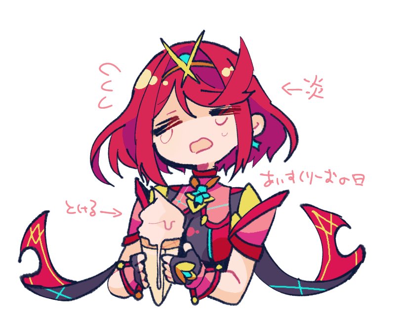 pyra (xenoblade chronicles and 1 more) drawn by mugimugis