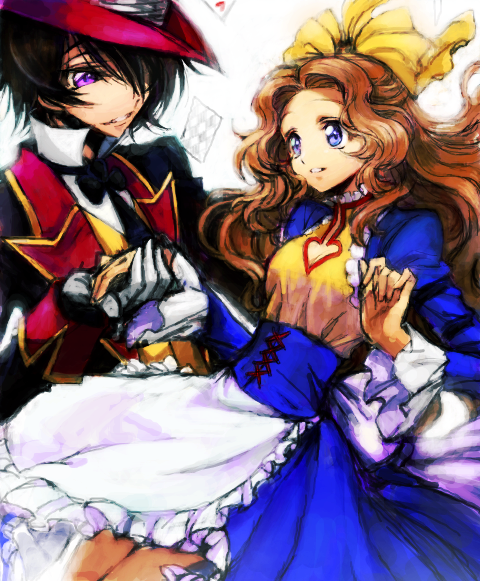 lelouch vi britannia and nunnally vi britannia (code geass and 1 more) drawn by c_(rahit)