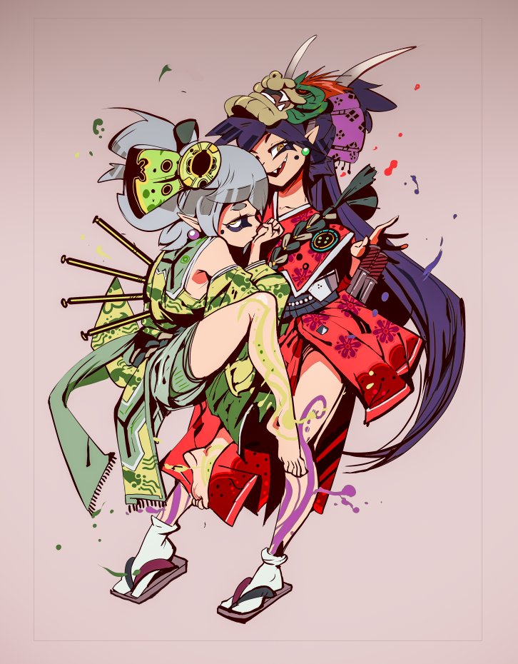 callie and marie (splatoon and 1 more) drawn by phil_dragash