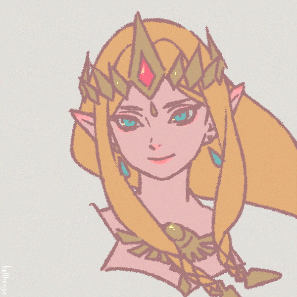 princess zelda (the legend of zelda and 1 more) drawn by bellhenge