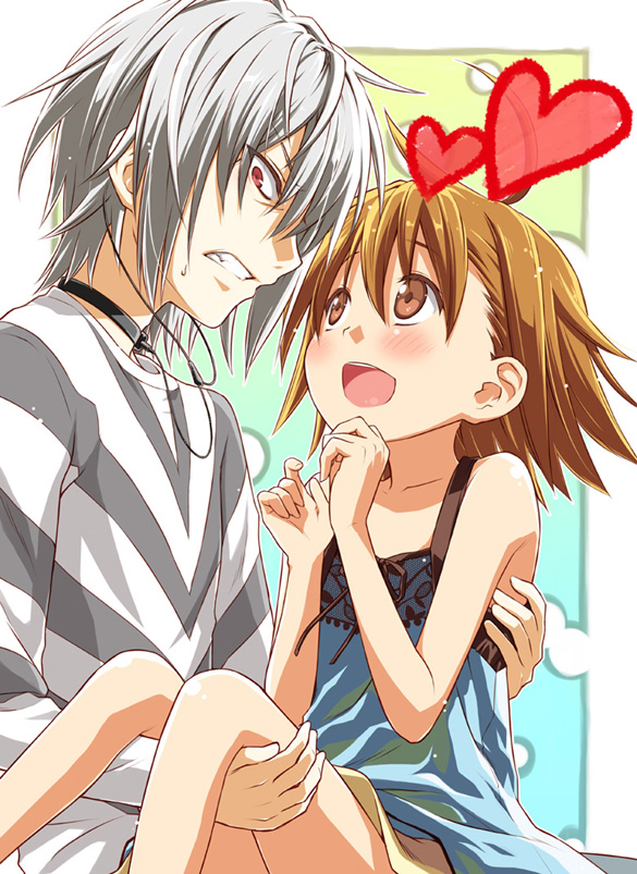accelerator and last order (toaru majutsu no index) drawn by eretto