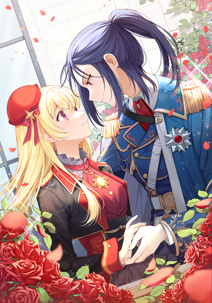 shirasagi chisato and seta kaoru (bang dream!) drawn by minori_(faddy)