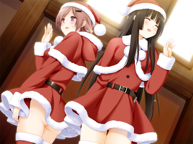 kitajima kaede and kirishima shizuku (sono hanabira ni kuchizuke wo) drawn by kani_biimu