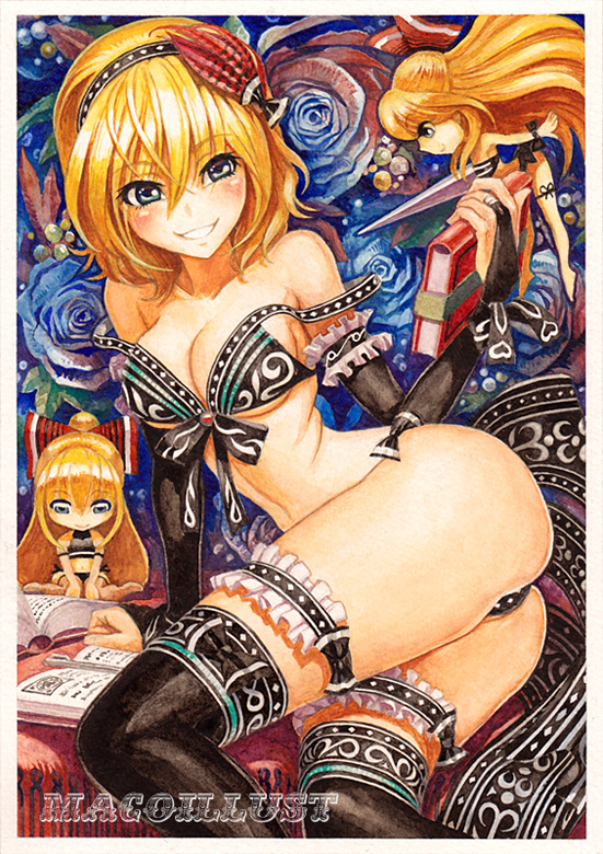alice margatroid and shanghai doll (touhou) drawn by maco_(macoillust)