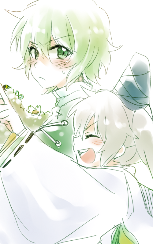 toyosatomimi no miko, mononobe no futo, kaku seiga, miyako yoshika, and soga no tojiko (touhou) drawn by 6_(yuchae)