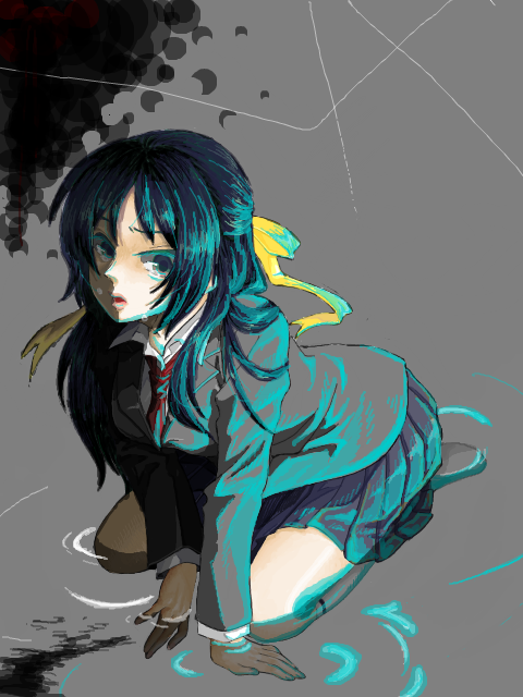 sonozaki shion (higurashi no naku koro ni) drawn by mu-ko