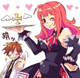 prier and croix raoul (higurashi no naku koro ni and 1 more) drawn by tsuyuka_(sunny_spot)