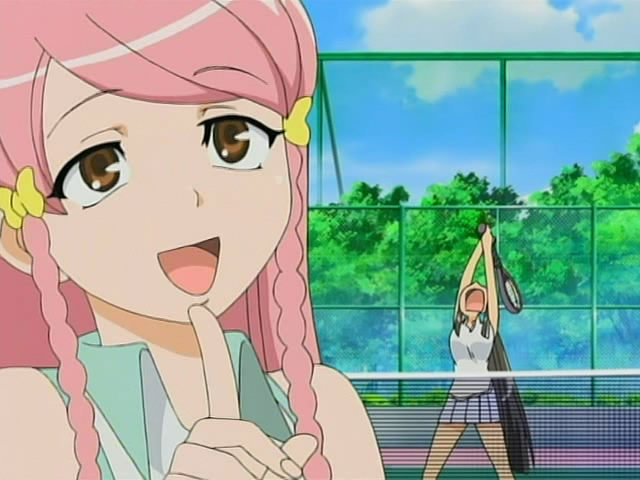 konnyaku yuuna and mapputatsu tsubaki (kage kara mamoru!)