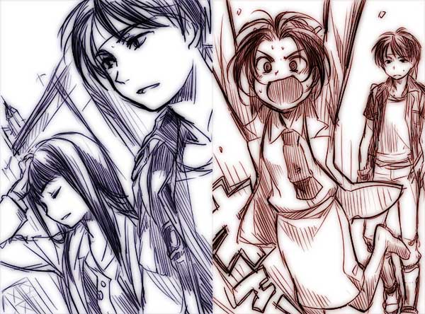 orphen, constance magee, and dorothy magee-hauser (majutsushi orphen) drawn by ame_yamori