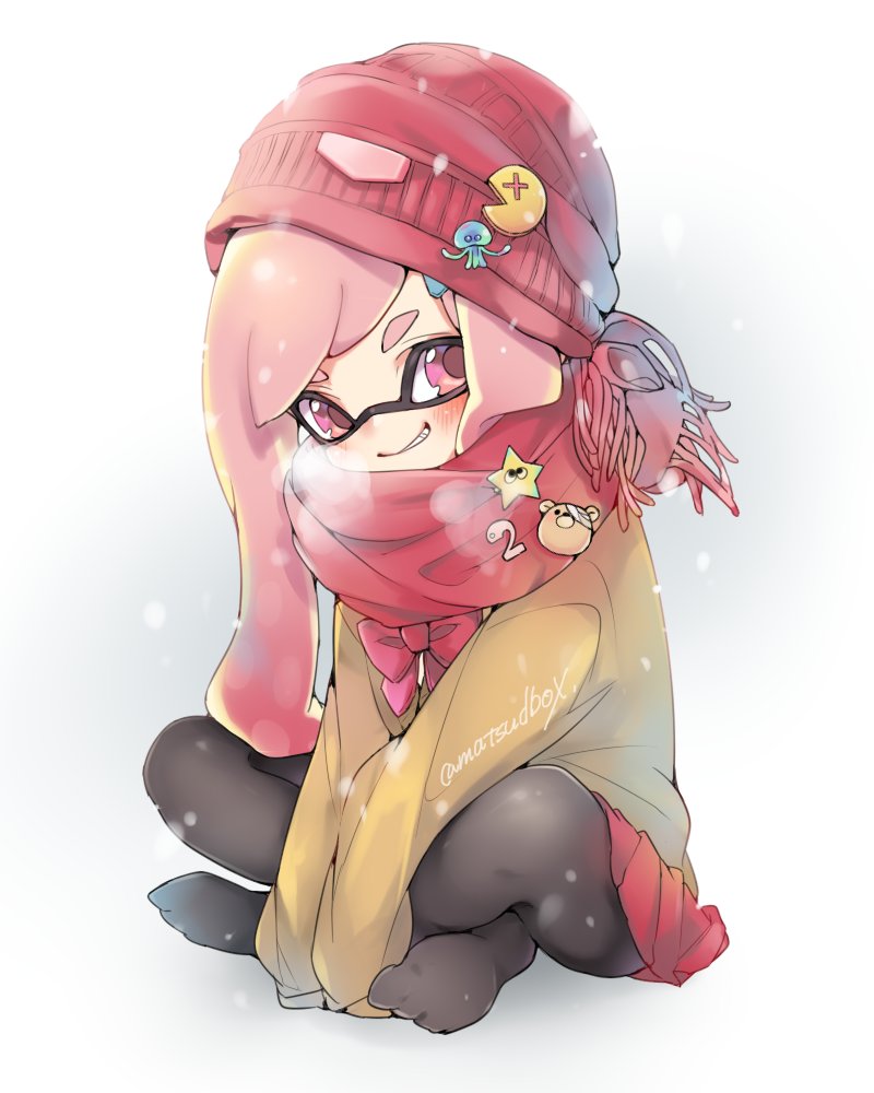 inkling player character and inkling girl (splatoon) drawn by matsushita_(matsudbox)