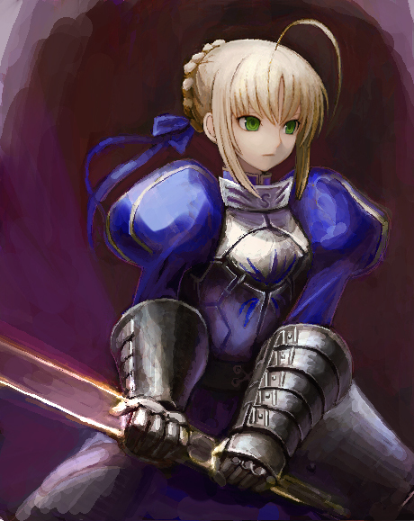 artoria pendragon and saber (fate and 1 more) drawn by hiro1984