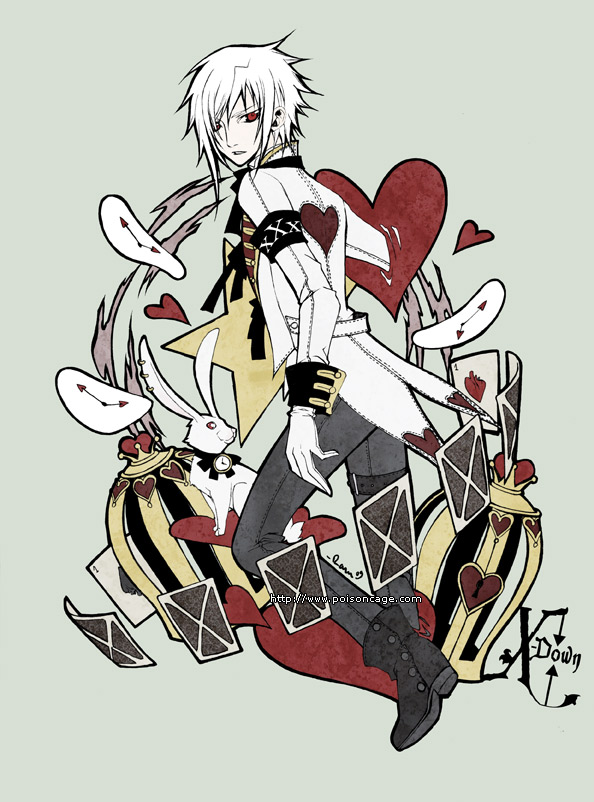 white rabbit (alice's adventures in wonderland) drawn by rannsama