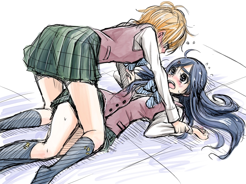 misumi nagisa and yukishiro honoka (precure and 1 more) drawn by nekoyanagi_matasaburou