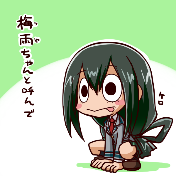 asui tsuyu (boku no hero academia) drawn by ikkyuu