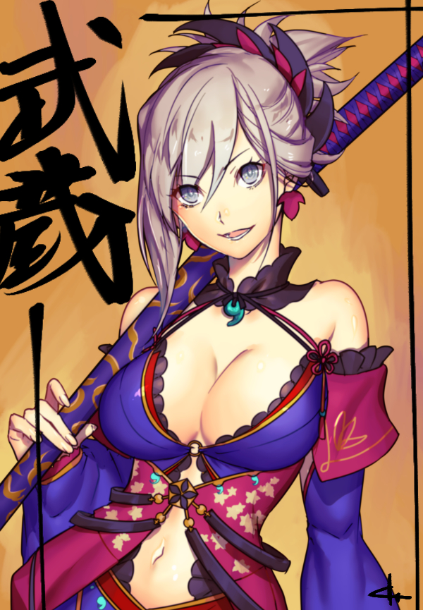 miyamoto musashi (fate and 1 more) drawn by domco