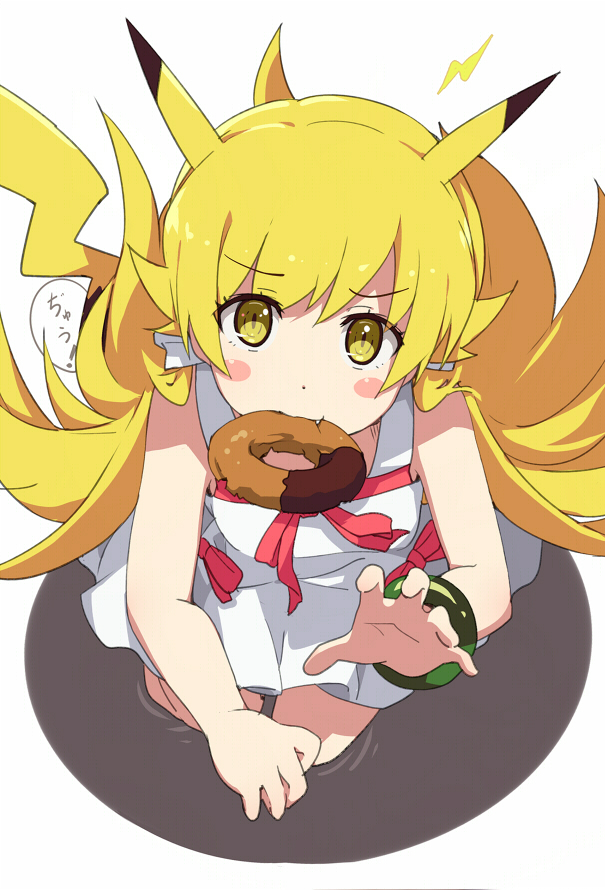 oshino shinobu (pokemon and 2 more) drawn by ogipote