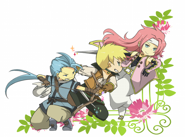 guy cecil, zelos wilder, and chester burklight (tales of and 3 more) drawn by yakigyouza