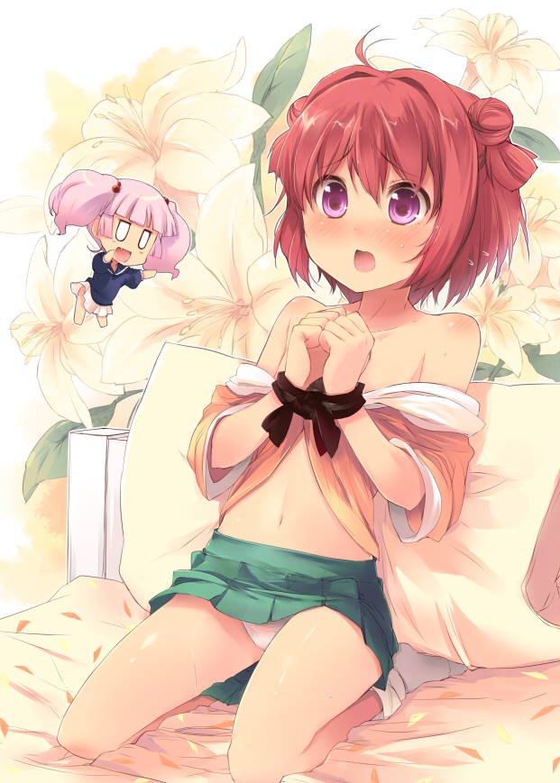 akaza akari and yoshikawa chinatsu (yuruyuri) drawn by shin_(new)