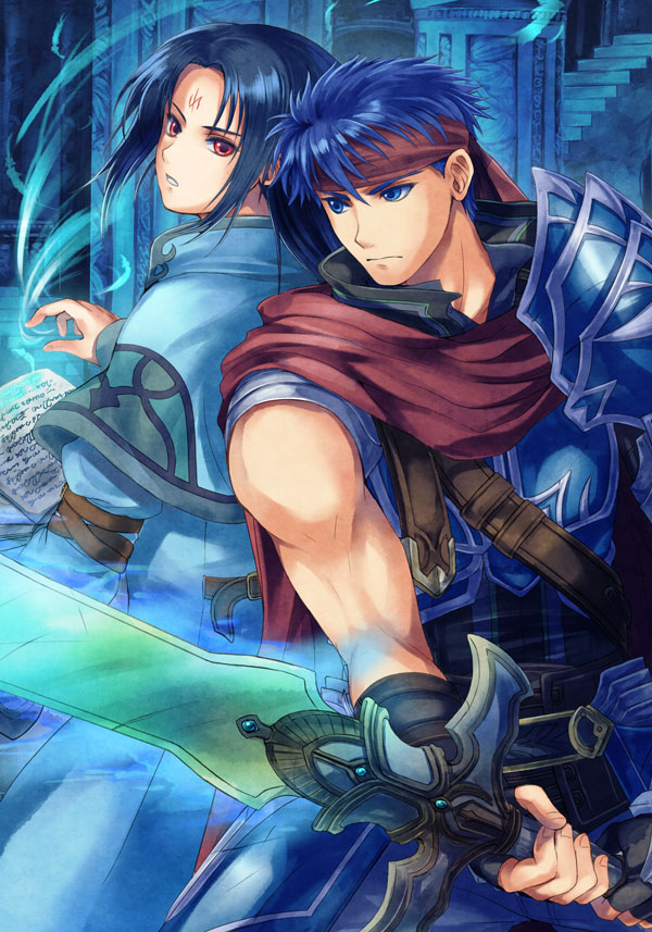 ike and soren (fire emblem and 2 more) drawn by nemupon_(goodlucky)
