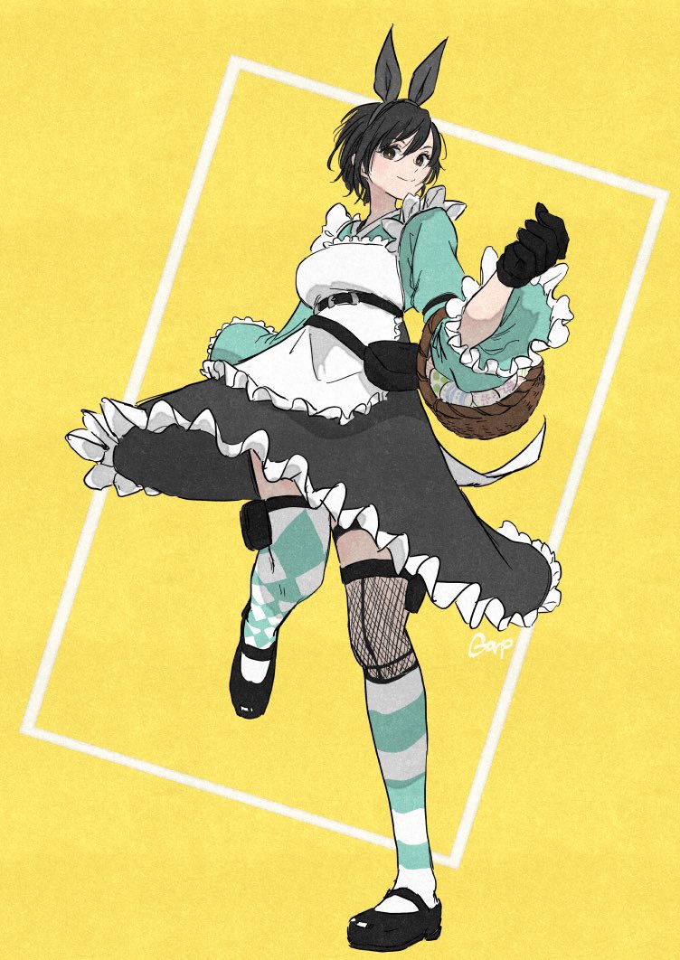 yuffie kisaragi (final fantasy and 2 more) drawn by pulupulupoodle