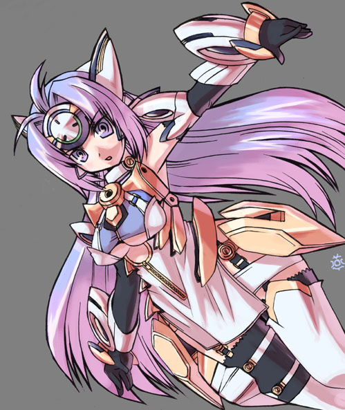 kos-mos and kos-mos ver. 4 (xenosaga and 1 more) drawn by yukimura_tsubame