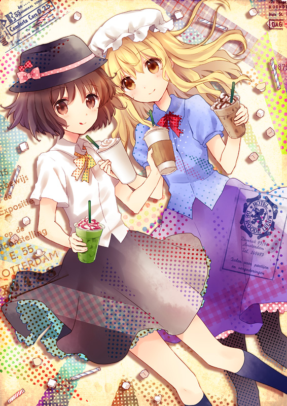 usami renko and maribel hearn (touhou and 1 more) drawn by torii_sumi