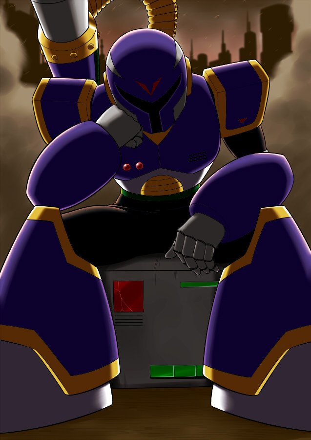 vile (mega man and 2 more) drawn by shouji_nigou