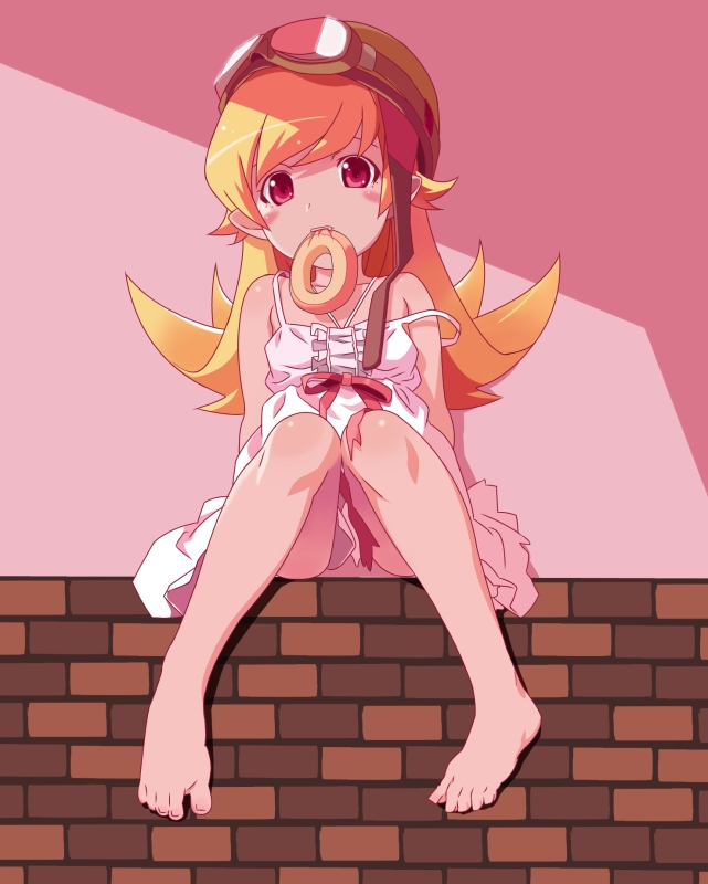 oshino shinobu (monogatari and 1 more) drawn by shiorin