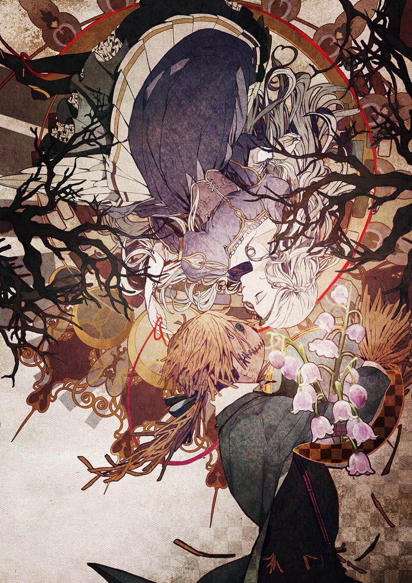 beauty and beast (original and 1 more) drawn by lirica