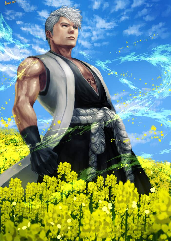 muguruma kensei (bleach and 1 more) drawn by san-san_(pixiv16523866)