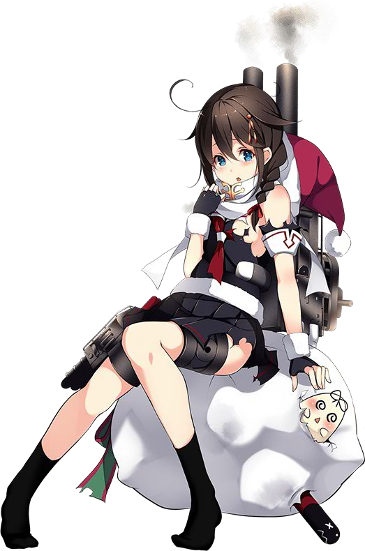 shigure, the yuudachi-like creature, and shigure kai ni (kantai collection) drawn by kujou_ichiso
