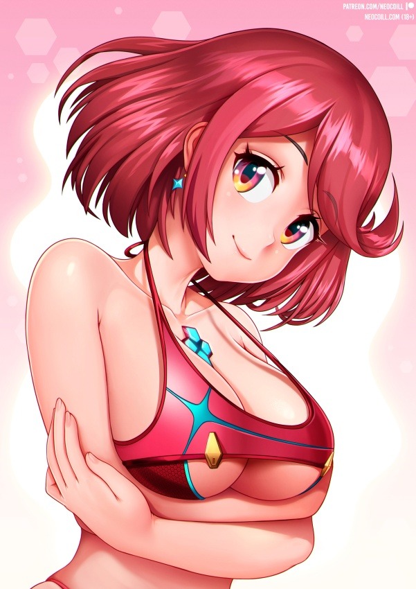 pyra (xenoblade chronicles and 1 more) drawn by neocoill