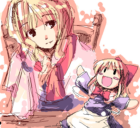 alice margatroid and shanghai doll (touhou) drawn by takatsuki_tsukasa