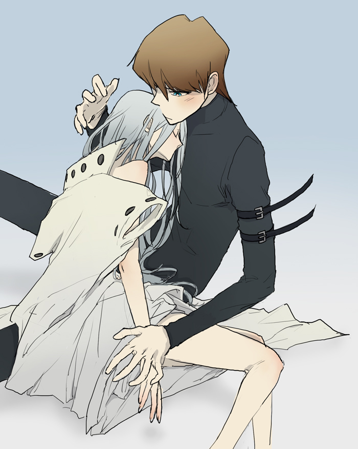 kaiba seto and kisara (yu-gi-oh! and 1 more) drawn by tsuta