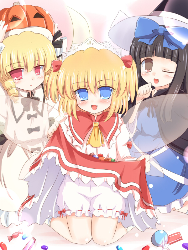 star sapphire, luna child, and sunny milk (touhou) drawn by ry_(yagoyago)