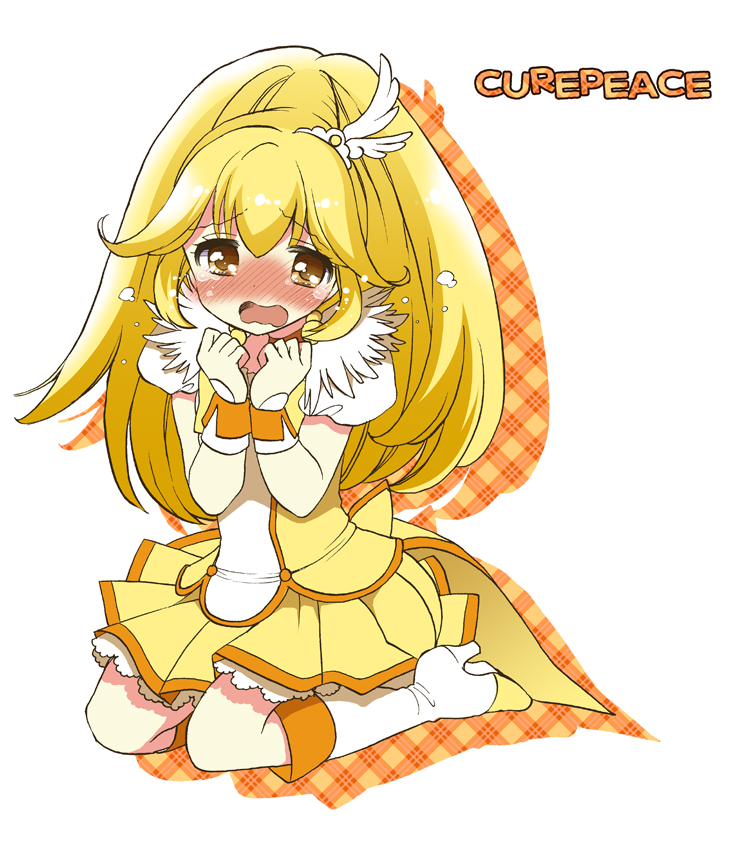 kise yayoi and cure peace (precure and 1 more) drawn by mozuya_murasaki