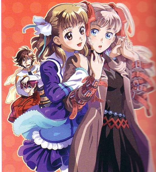 yulie ahtreide, raquel applegate, jude maverick, and arnaud g. vasquez (wild arms and 1 more) drawn by ooba_wakako
