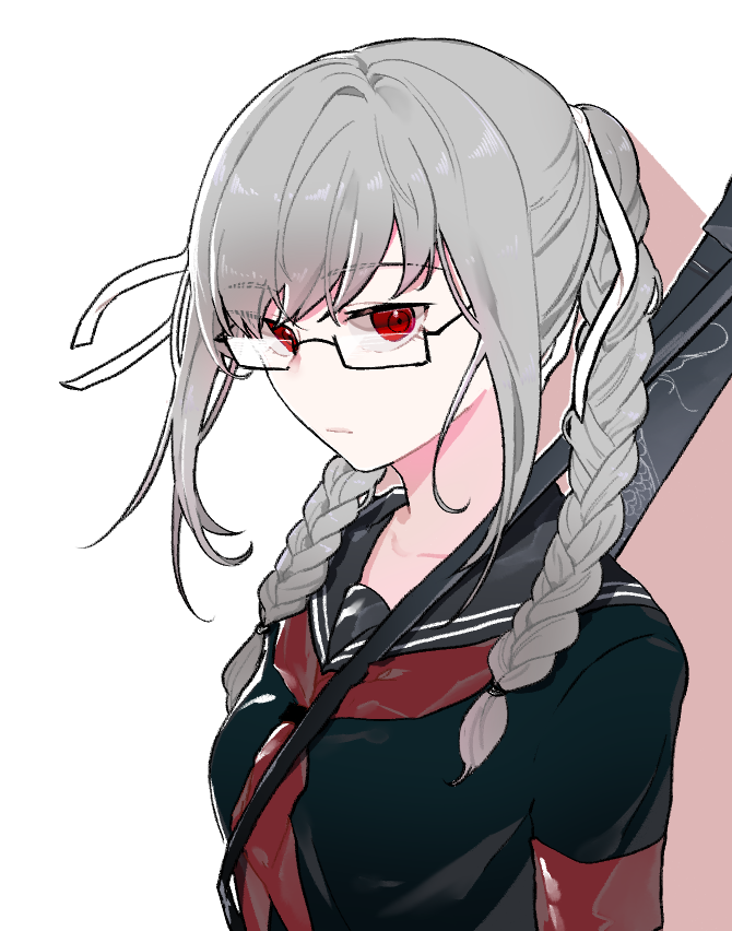 pekoyama peko (danganronpa and 1 more) drawn by asi_(hodding)