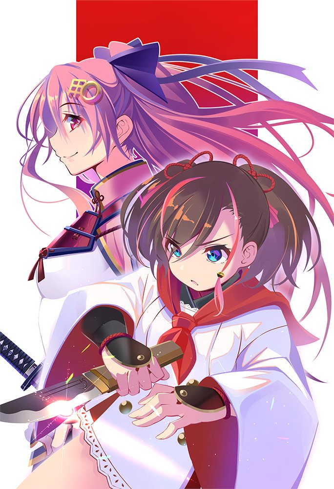 jouizumi masamune and sukashi masamune (tenka hyakken) drawn by kurukuru_(p!)