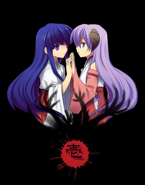 furude rika and hanyuu (higurashi no naku koro ni)