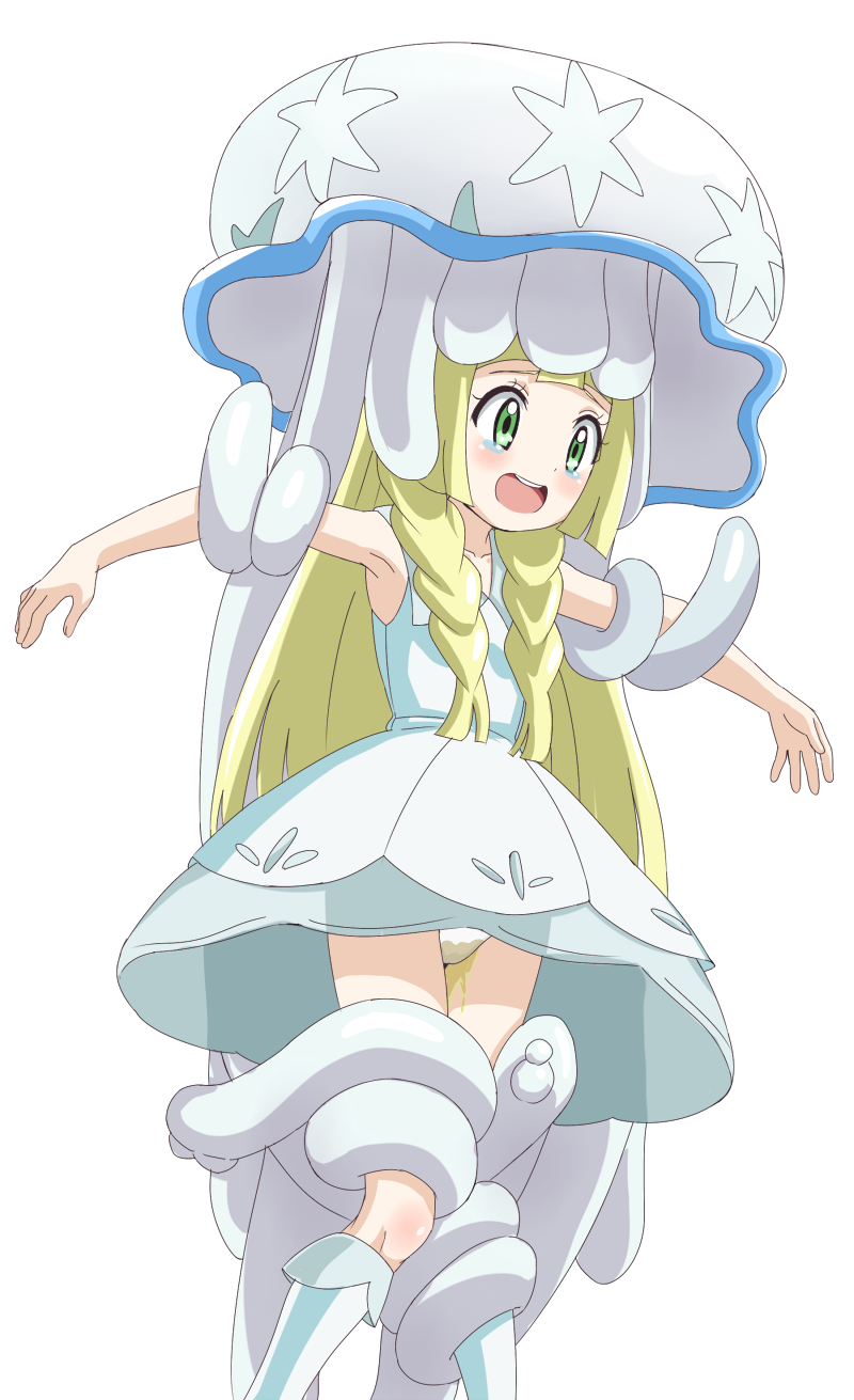 lillie and nihilego (pokemon and 1 more) drawn by sincos