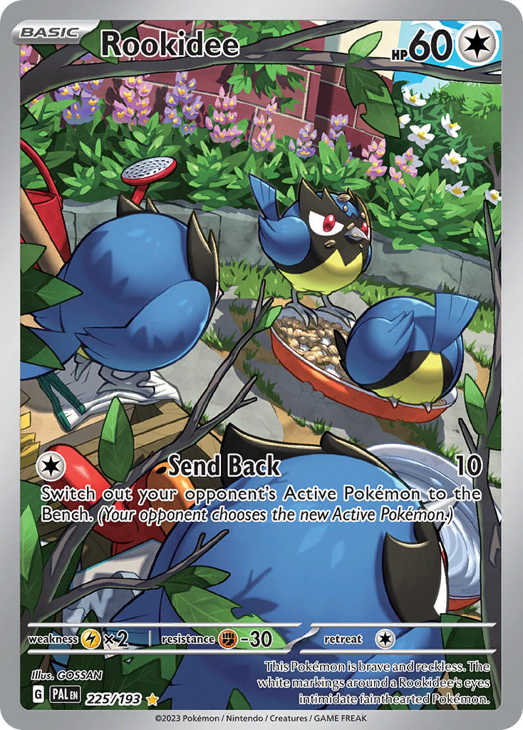 rookidee (pokemon and 1 more) drawn by gossan