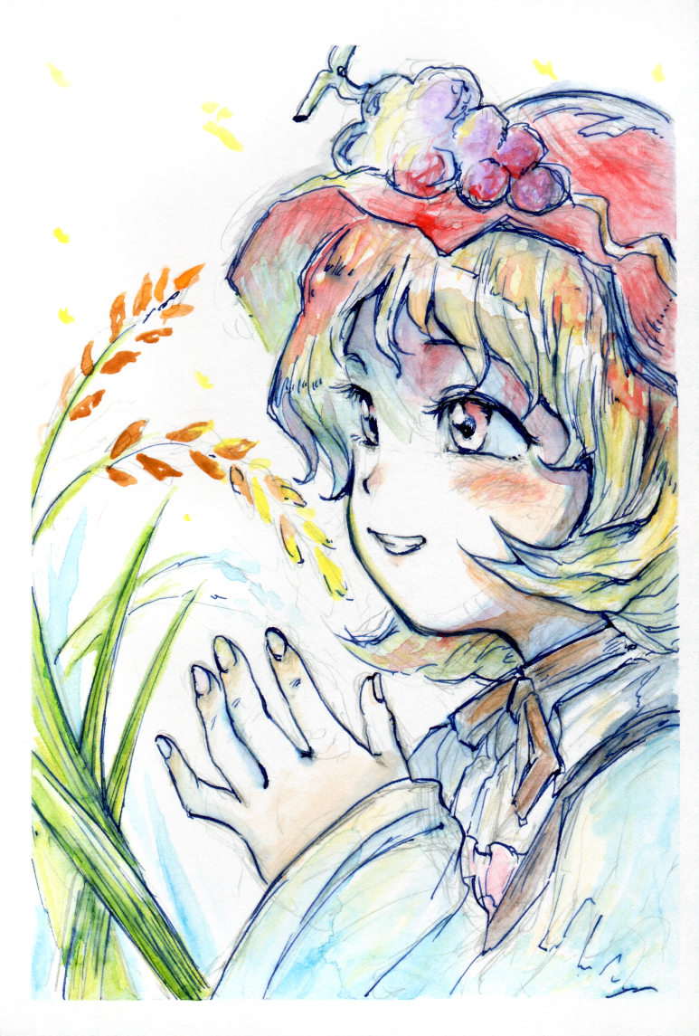 aki minoriko (touhou) drawn by medinki