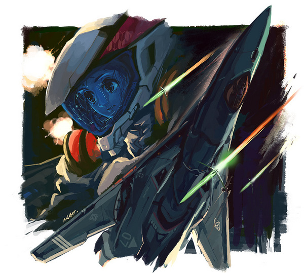 vajra and vf-171 (macross and 1 more)