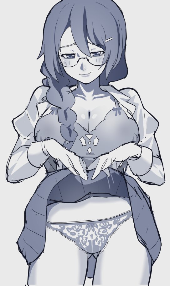 hanekawa tsubasa (monogatari and 1 more) drawn by slammo