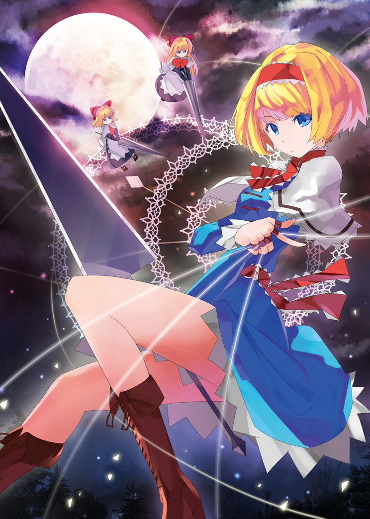 alice margatroid and shanghai doll (touhou) drawn by kokono_(sakaebaka)